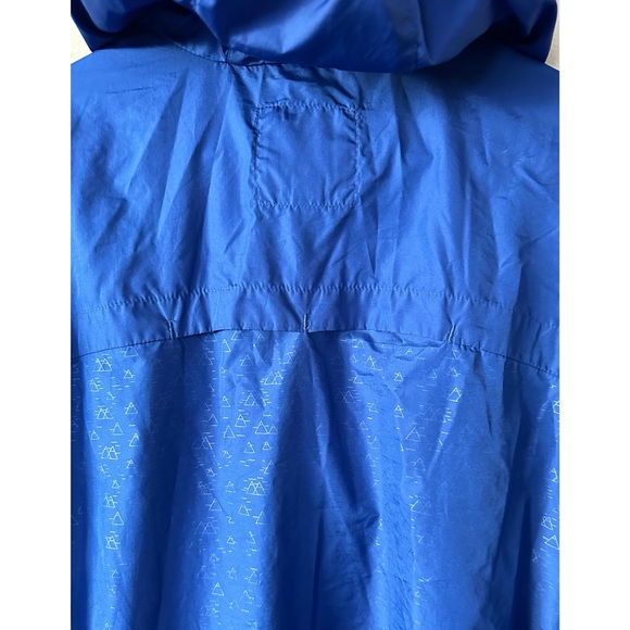 Vintage 90s Men’s Basic Editions Blue Windbreaker Zip Up Jacket - Picture 4 of 10